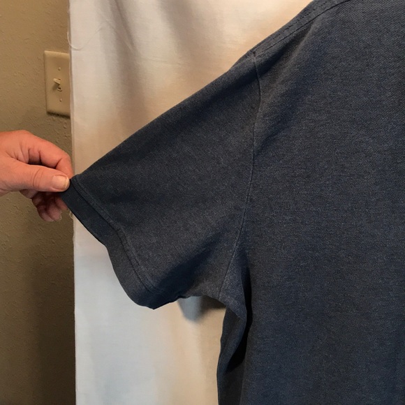 Men’s size XXL blue polo shirt short sleeved - Picture 2 of 4